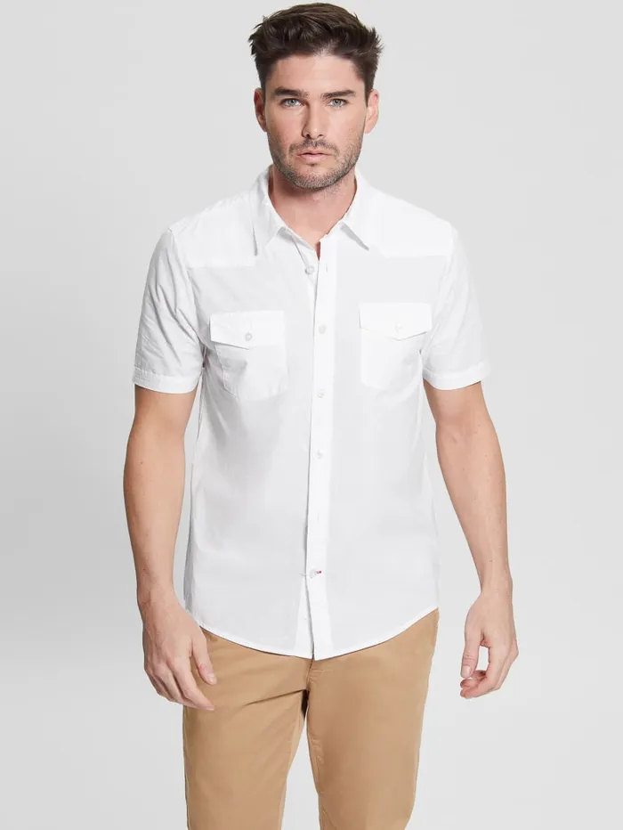 GUESS Shirts Nottingham Shirt Blue 8211 Men