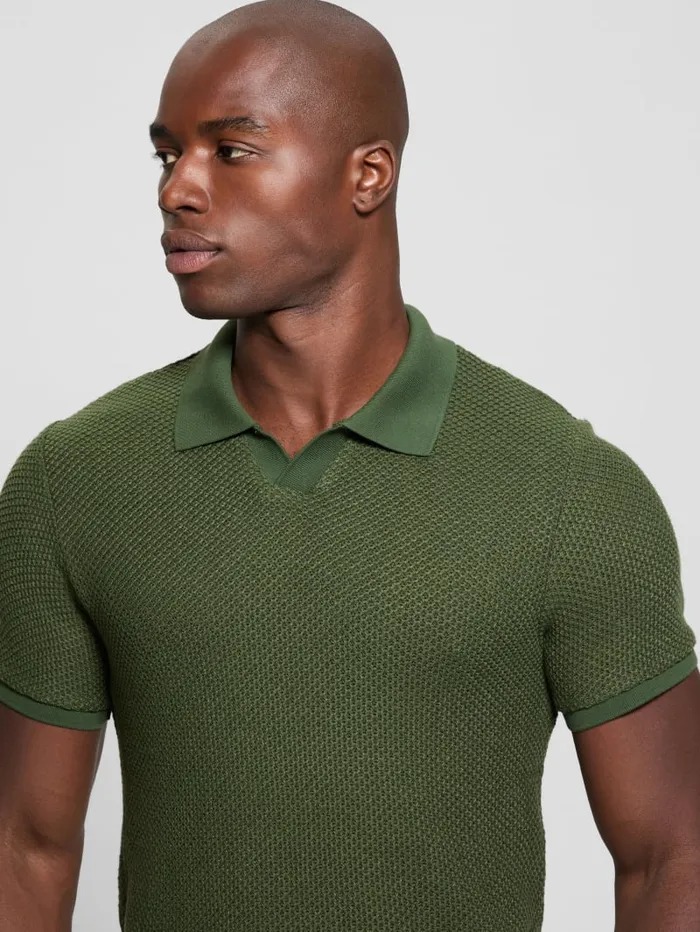 GUESS Shirts Preston Johnny Polo Beige 8211 Men