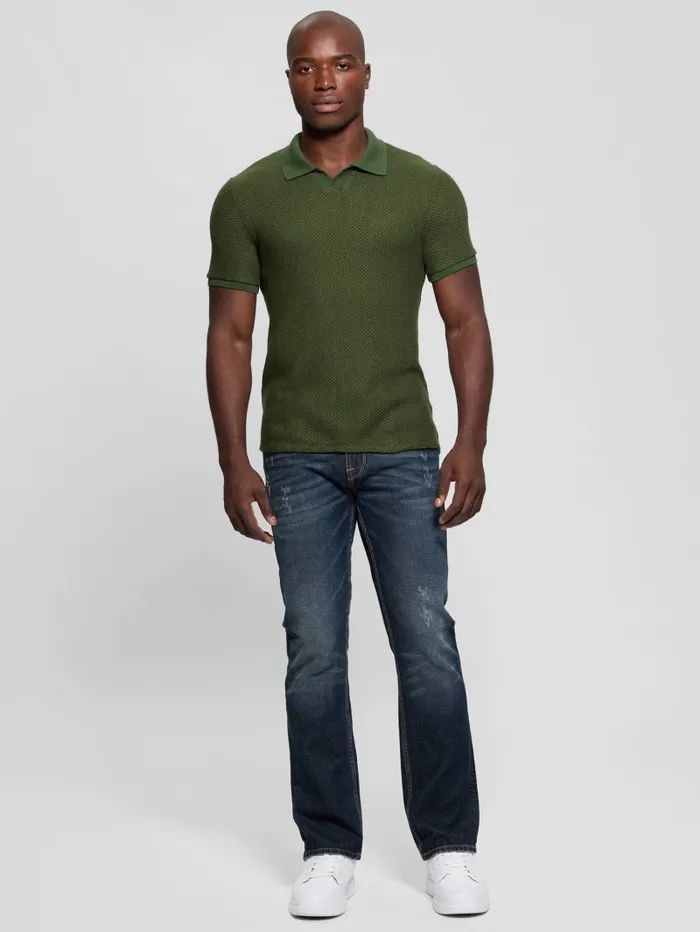 GUESS Shirts Preston Johnny Polo Beige 8211 Men