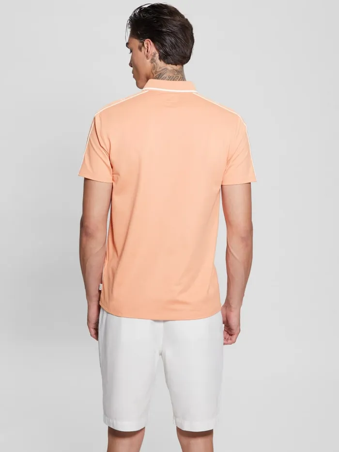 GUESS Shirts Quattro G Tape Polo Green 8211 Men