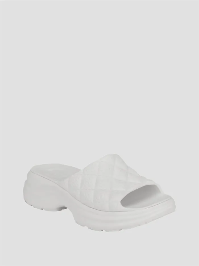GUESS Shoes Fenixy Quattro G Slides Pink 8211 Women
