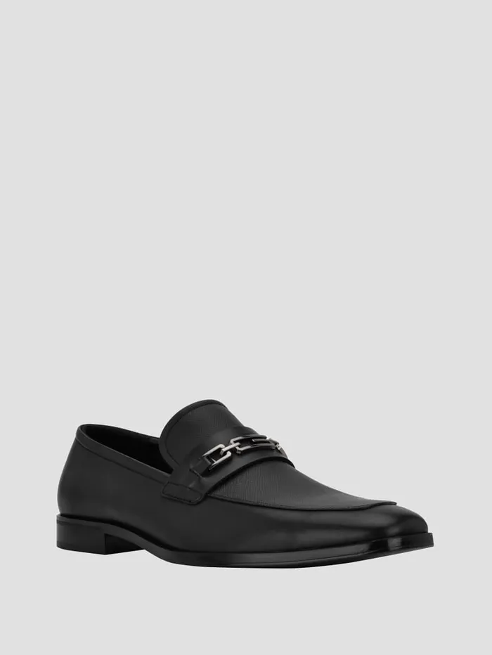 GUESS Shoes Hendo G Logo Horsebit Loafers Black 8211 Men