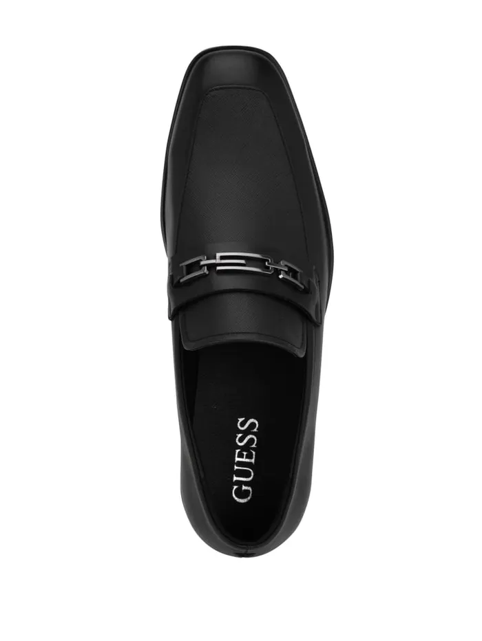GUESS Shoes Hendo G Logo Horsebit Loafers Black 8211 Men