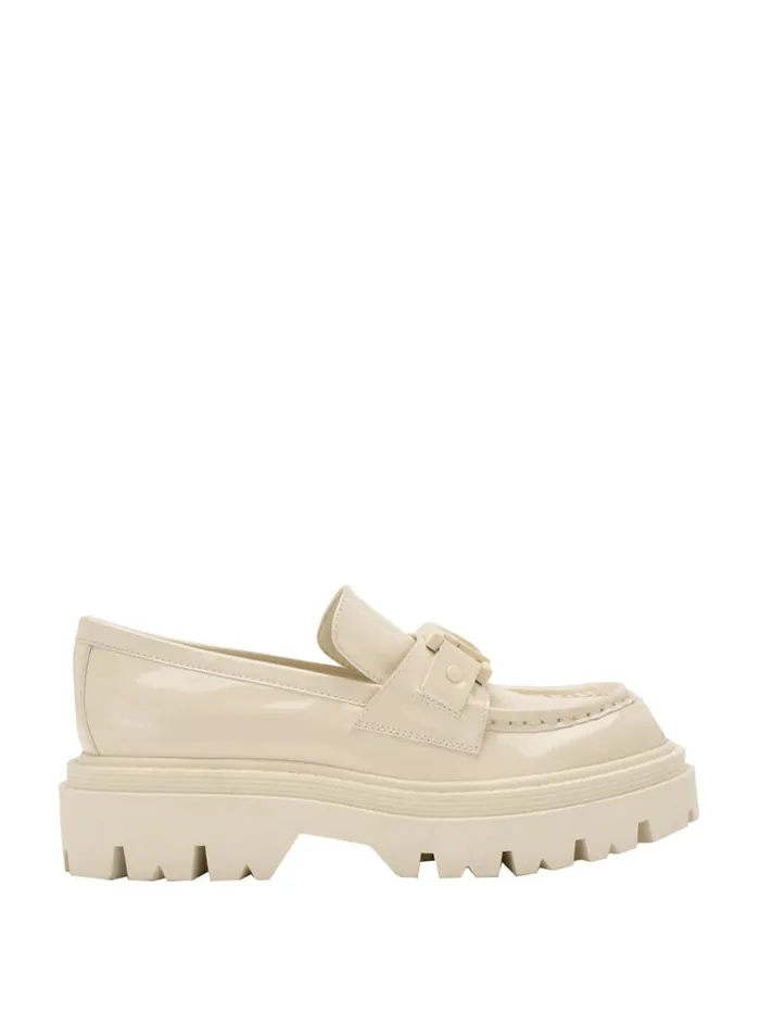 GUESS Shoes Keates LugSole Loafers White 8211 Women
