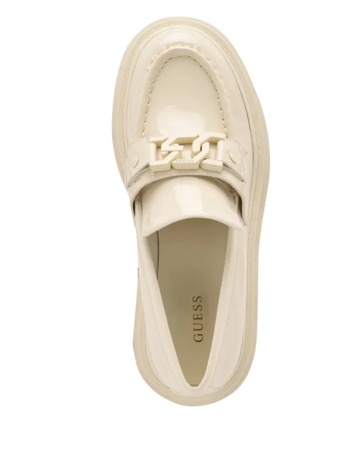 GUESS Shoes Keates LugSole Loafers White 8211 Women