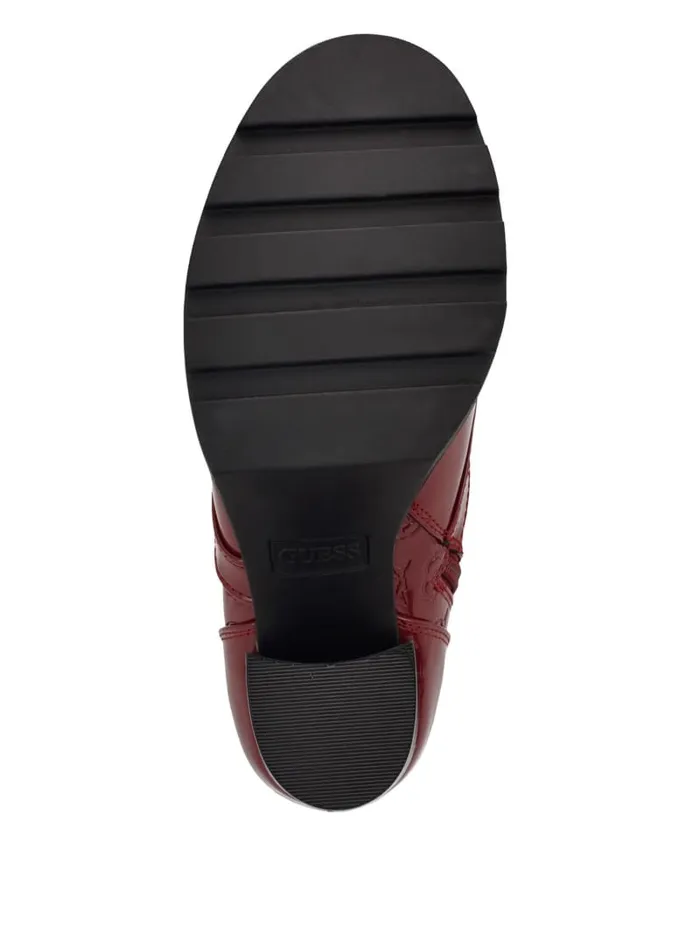 GUESS Shoes Neady Patent Booties Red 8211 Women