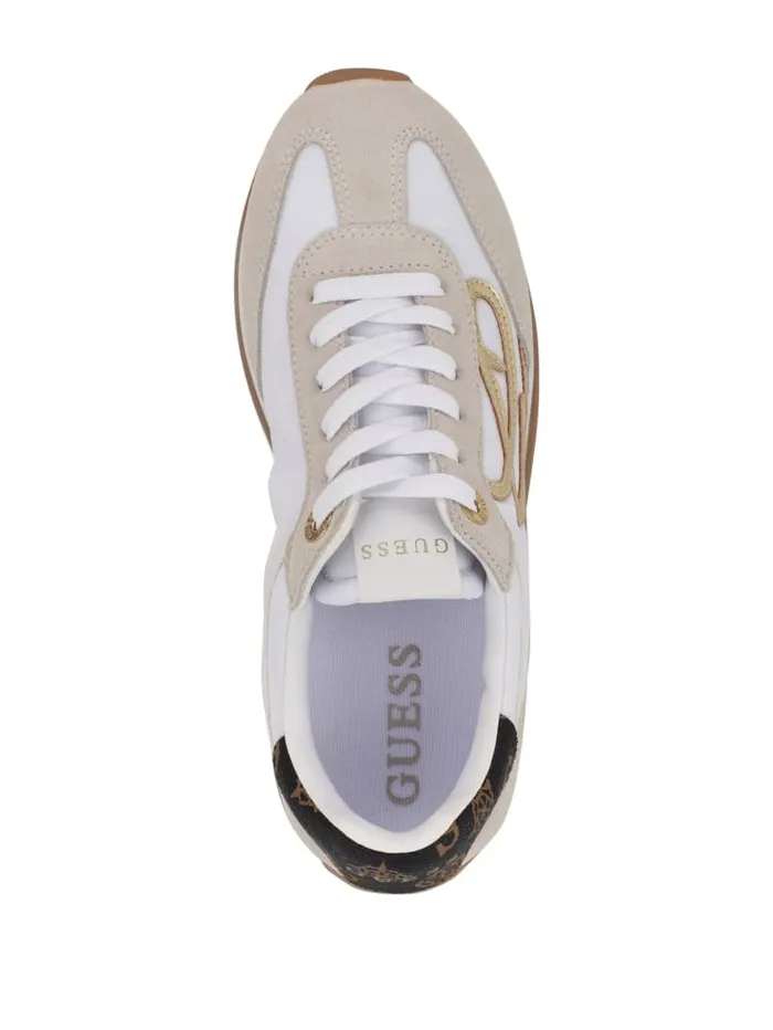 GUESS Shoes Skroll Signature G Sneakers White 8211 Women