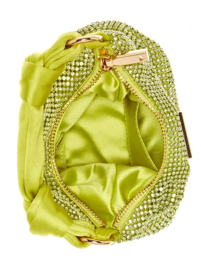 GUESS Shoulder Bags Lua Mini Hobo Yellow 8211 Unisex