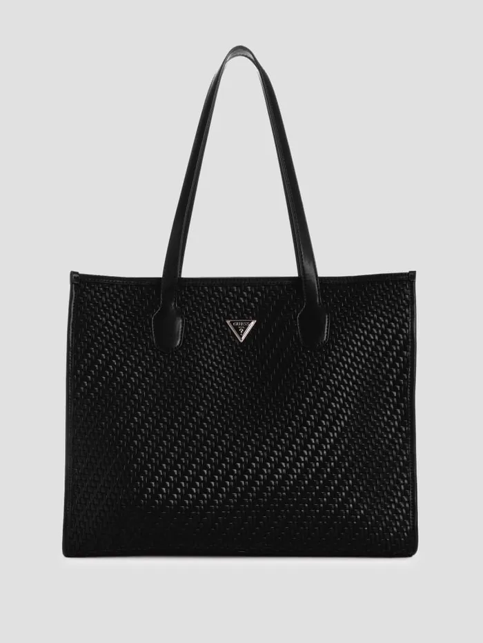 GUESS Shoulder Bags Silvana Girlfriend Tote Black 8211 Unisex