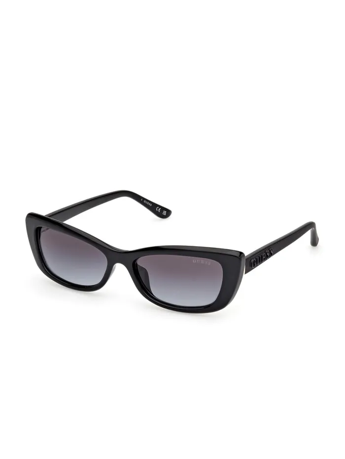 GUESS Sunglasses CatEye Plastic Sunglasses Black 8211 Women