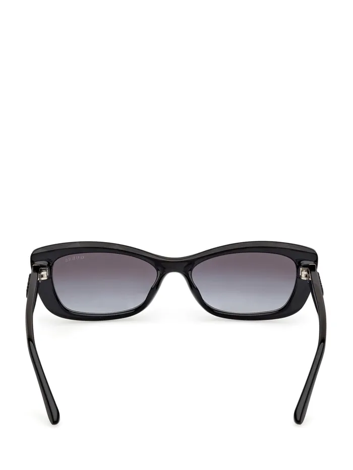 GUESS Sunglasses CatEye Plastic Sunglasses Black 8211 Women