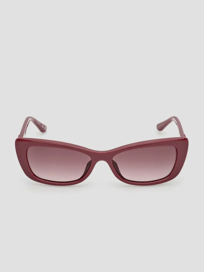 GUESS Sunglasses CatEye Plastic Sunglasses Black 8211 Women