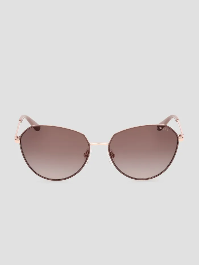 GUESS Sunglasses Metal Sunglasses Rosegold 8211 Women