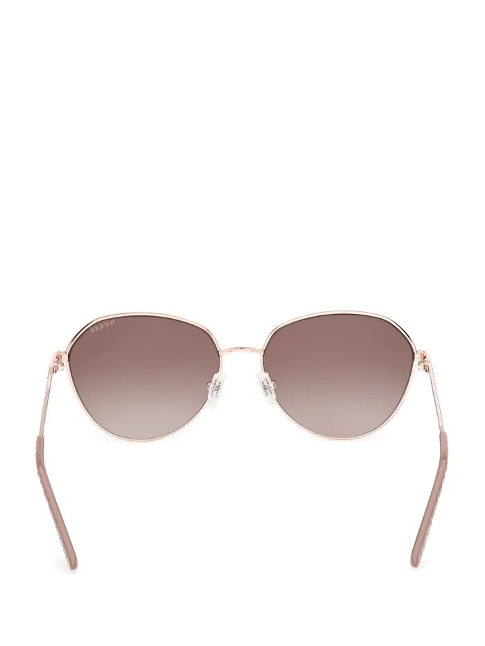 GUESS Sunglasses Metal Sunglasses Rosegold 8211 Women