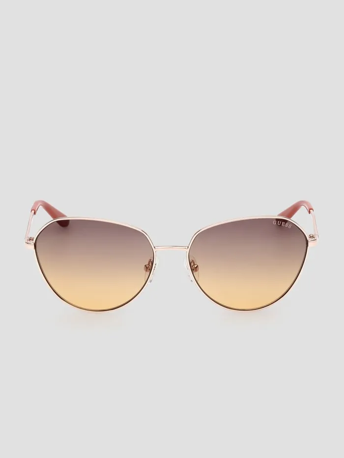 GUESS Sunglasses Metal Sunglasses Rosegold 8211 Women