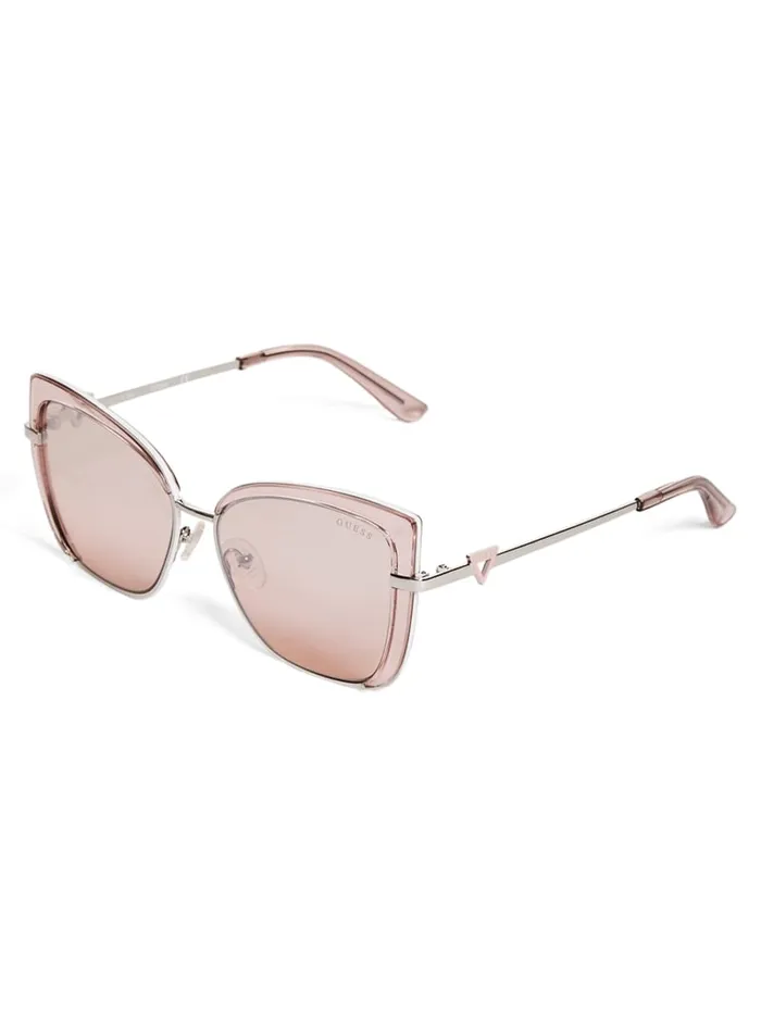 GUESS Sunglasses Tinted CatEye Sunglasses Pink 8211 Women