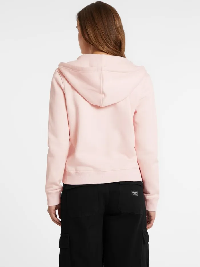GUESS Sweaters and Knits Mini Patch ZipUp Sweatshirt Red 8211 Women