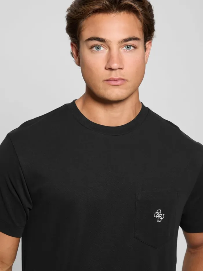 GUESS T Shirts and Tanks Eco Pocket Tee Black 8211 Men