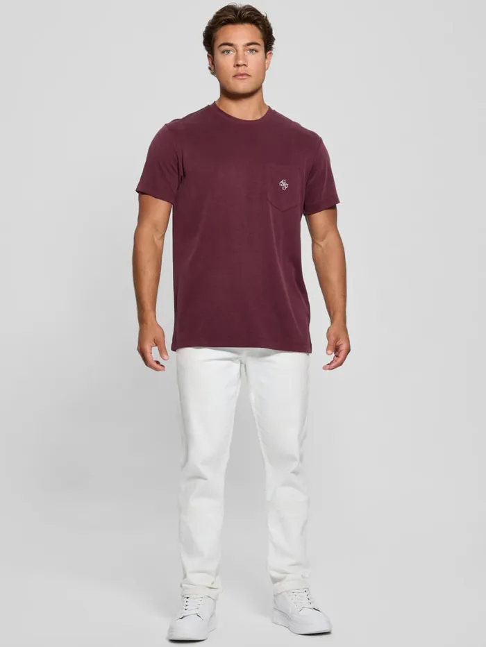 GUESS T Shirts and Tanks Eco Pocket Tee Black 8211 Men