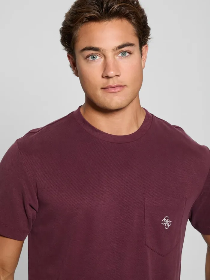 GUESS T Shirts and Tanks Eco Pocket Tee Black 8211 Men