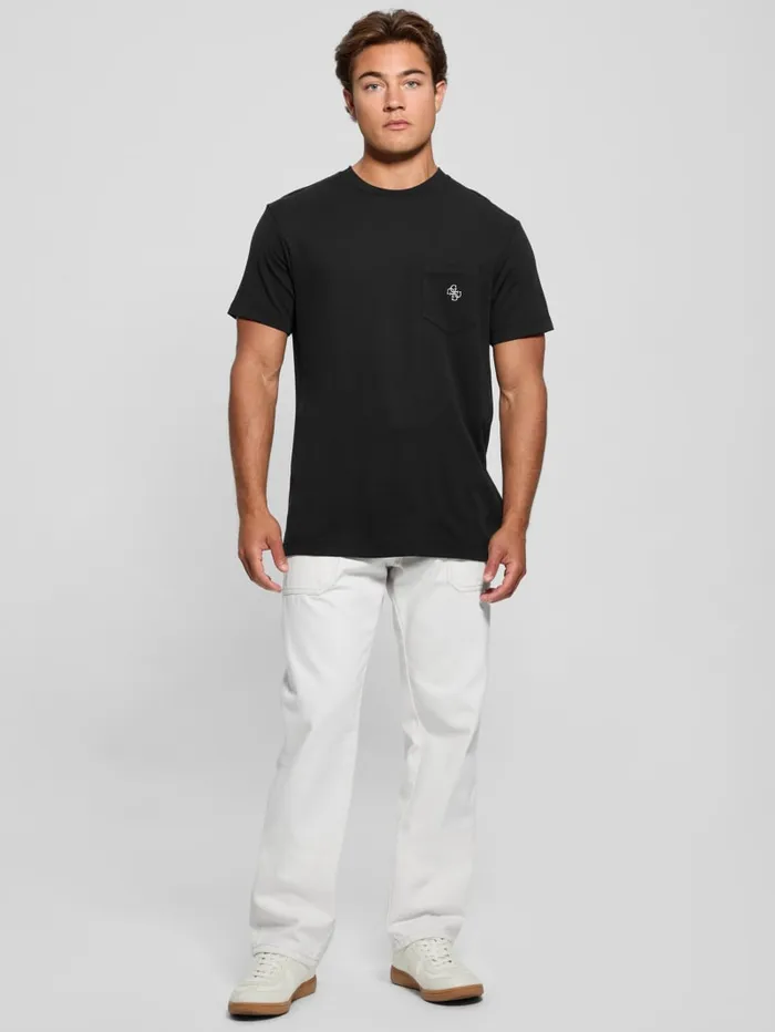 GUESS T Shirts and Tanks Eco Pocket Tee Black 8211 Men