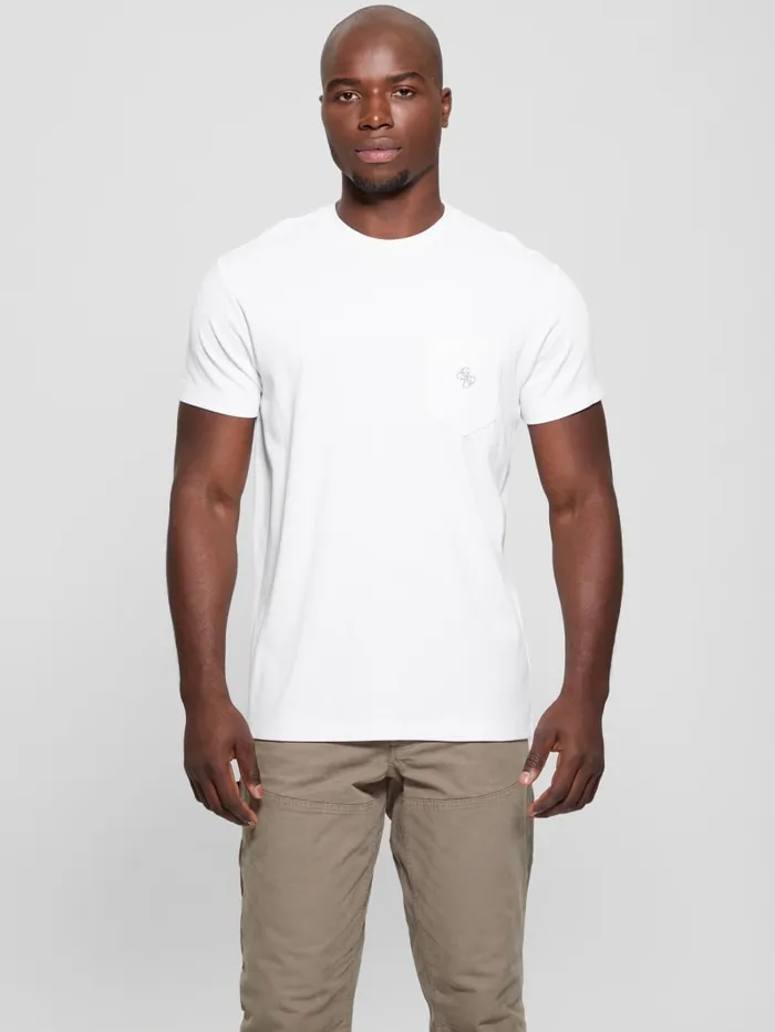 GUESS T Shirts and Tanks Eco Pocket Tee Black 8211 Men