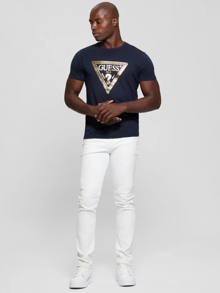 GUESS T Shirts and Tanks Eco Signature Tee Black 8211 Men