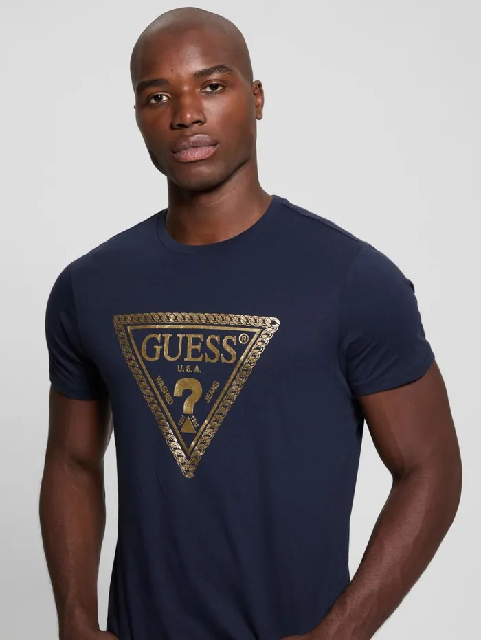 GUESS T Shirts and Tanks Eco Signature Tee Black 8211 Men