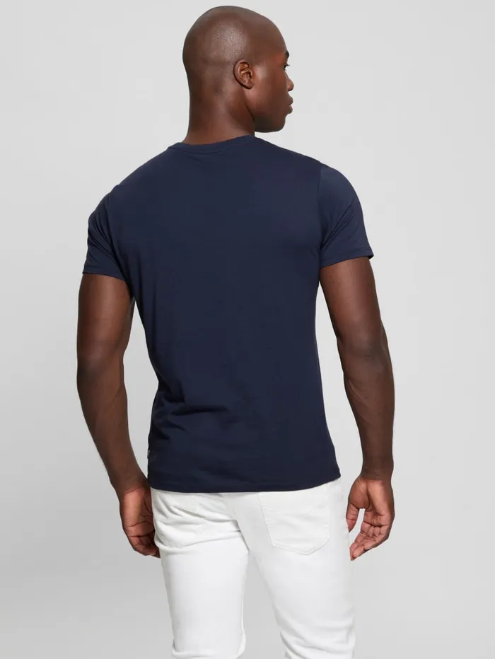 GUESS T Shirts and Tanks Eco Signature Tee Black 8211 Men