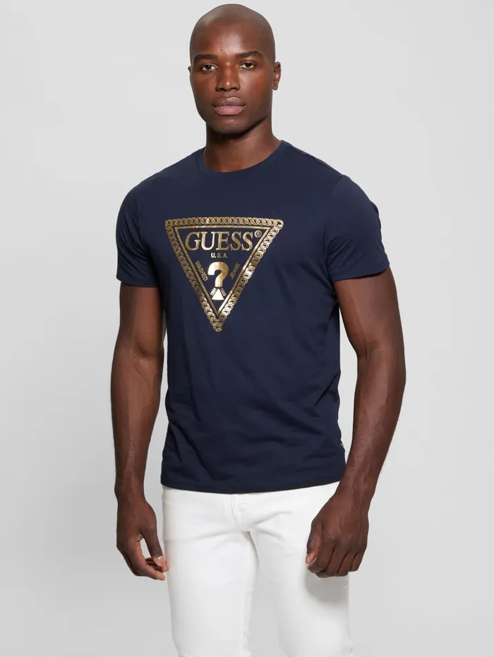 GUESS T Shirts and Tanks Eco Signature Tee Black 8211 Men