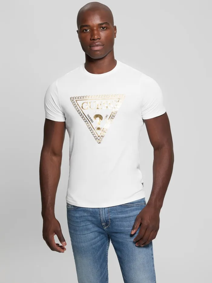 GUESS T Shirts and Tanks Eco Signature Tee Black 8211 Men