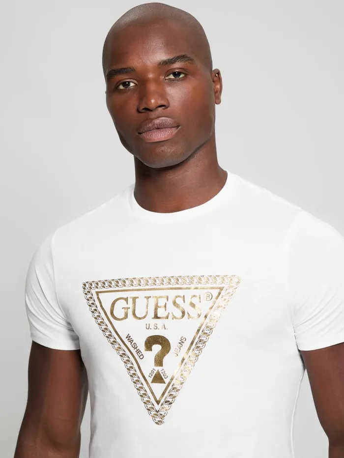 GUESS T Shirts and Tanks Eco Signature Tee Black 8211 Men