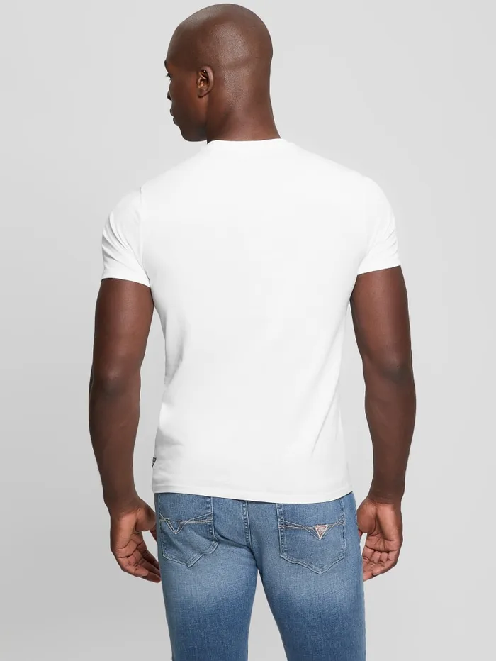 GUESS T Shirts and Tanks Eco Signature Tee Black 8211 Men