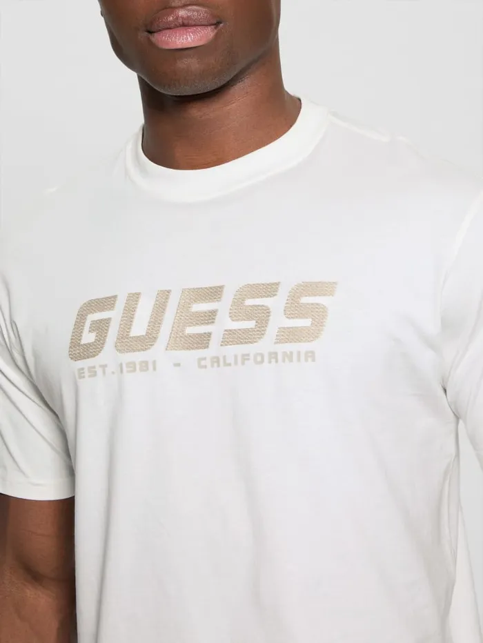 GUESS T Shirts and Tanks Eco Suron Tee White 8211 Men