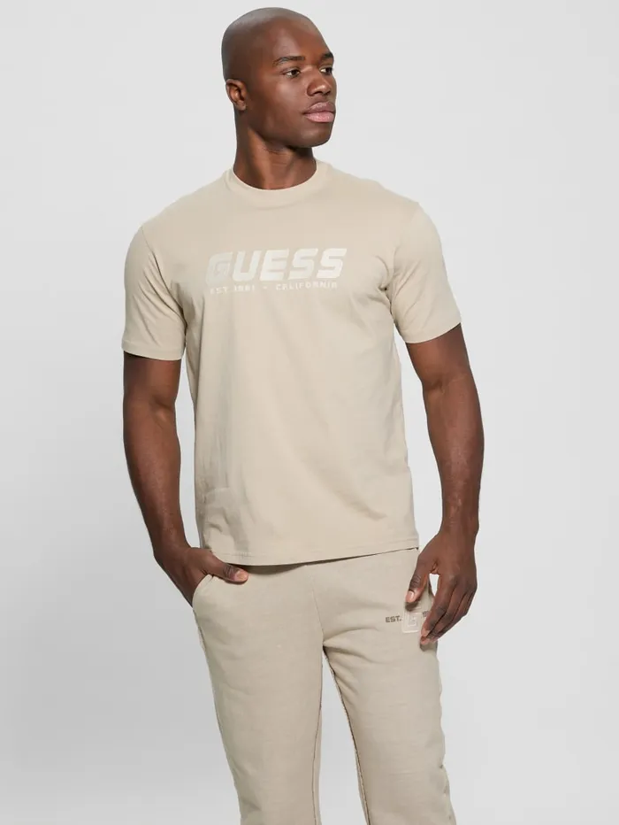 GUESS T Shirts and Tanks Eco Suron Tee White 8211 Men