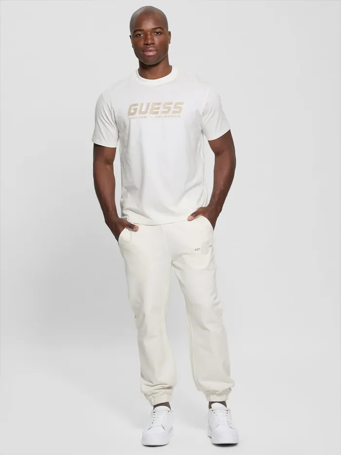 GUESS T Shirts and Tanks Eco Suron Tee White 8211 Men
