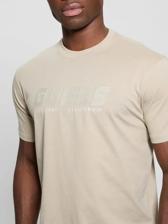 GUESS T Shirts and Tanks Eco Suron Tee White 8211 Men