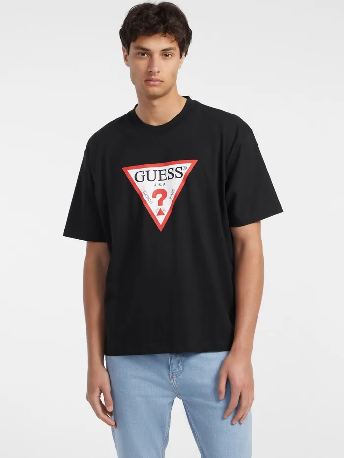 GUESS T Shirts and Tanks Iconic Tee Black 8211 Men
