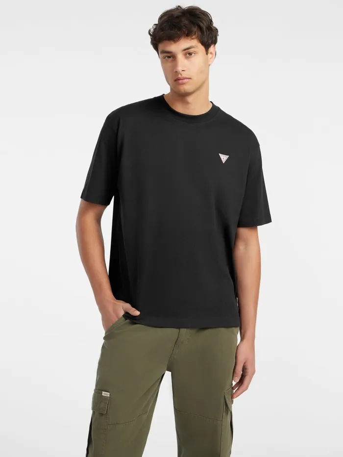 GUESS T Shirts and Tanks Mini Patch Tee Black 8211 Men