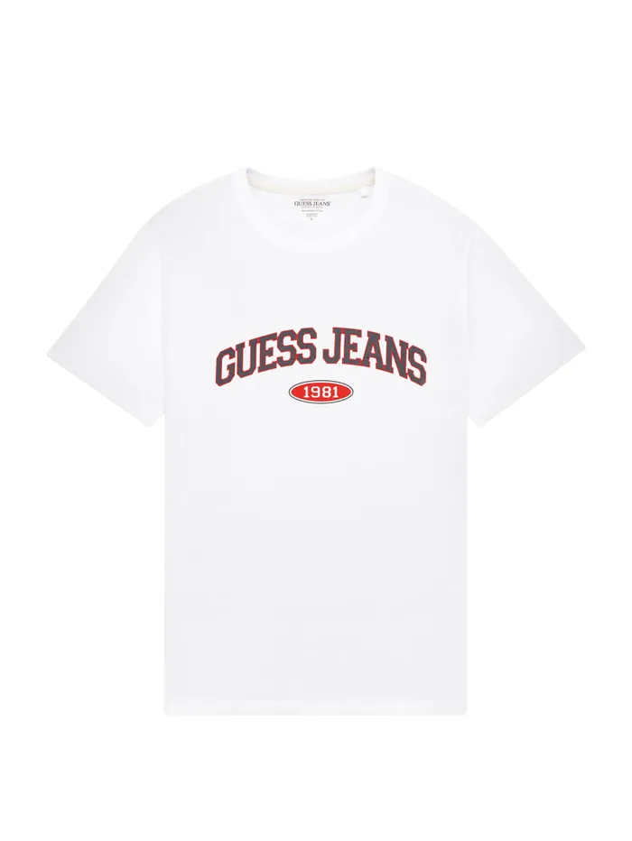 GUESS T Shirts and Tanks Slim 1981 Tee Blue 8211 Men