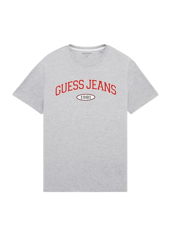 GUESS T Shirts and Tanks Slim 1981 Tee Blue 8211 Men