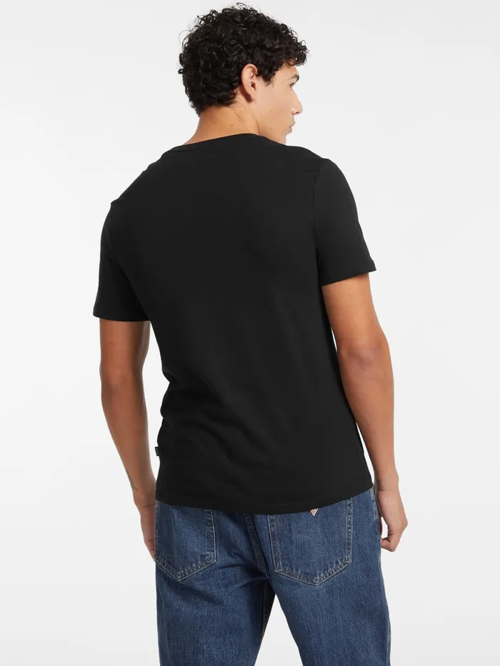 GUESS T Shirts and Tanks Slim Authentic Logo Tee White 8211 Men