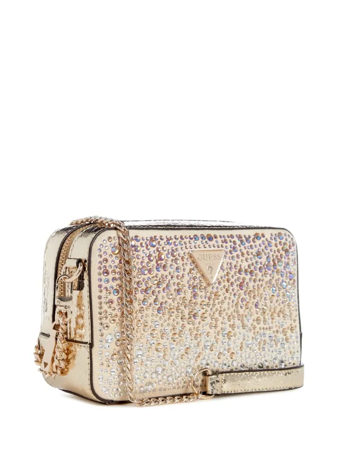 GUESS The It Bag Lua Rhinestone Mini Crossbody Black 8211 Unisex