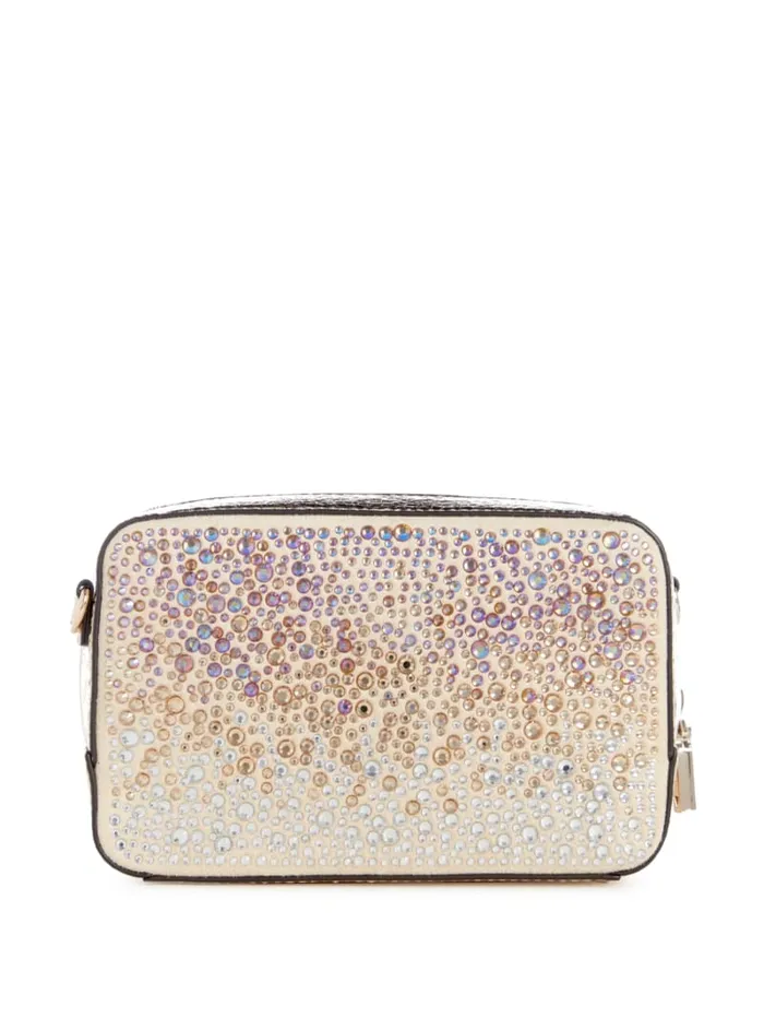 GUESS The It Bag Lua Rhinestone Mini Crossbody Black 8211 Unisex