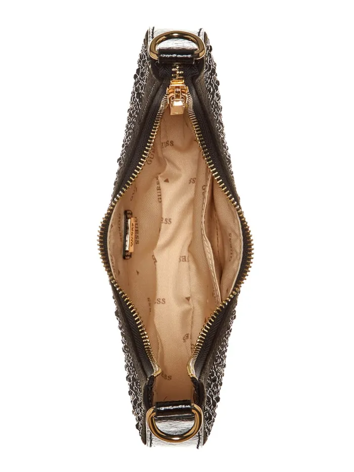 GUESS The It Bag Lua Rhinestone Shoulder Bag Gold 8211 Unisex