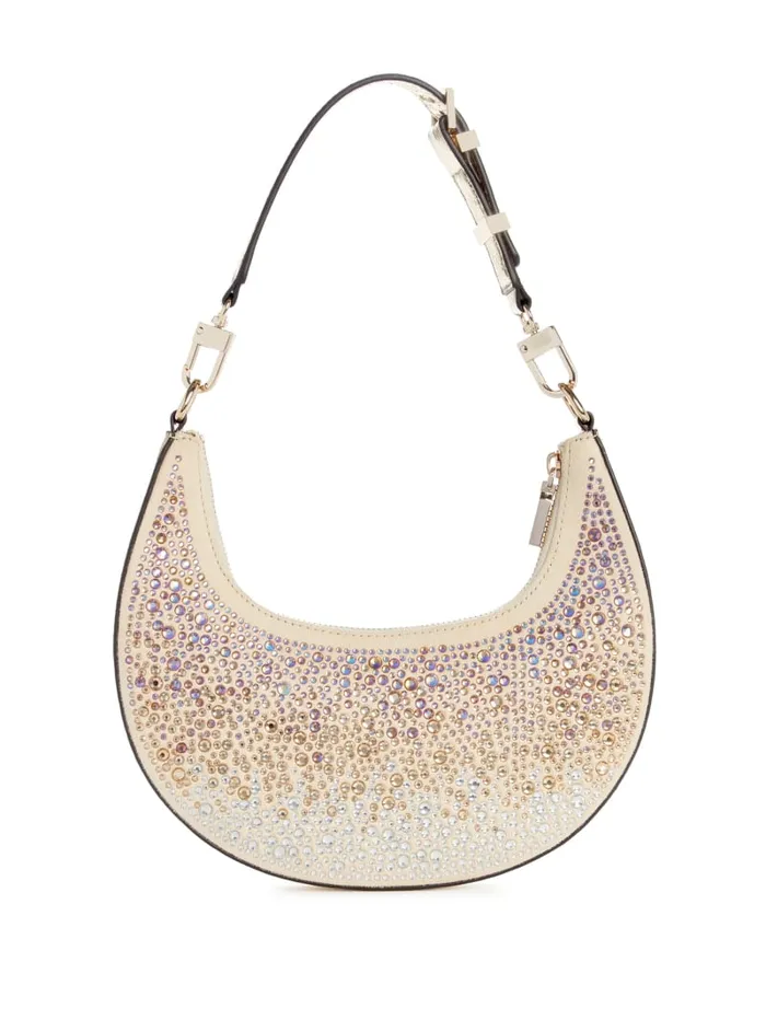 GUESS The It Bag Lua Rhinestone Shoulder Bag Gold 8211 Unisex