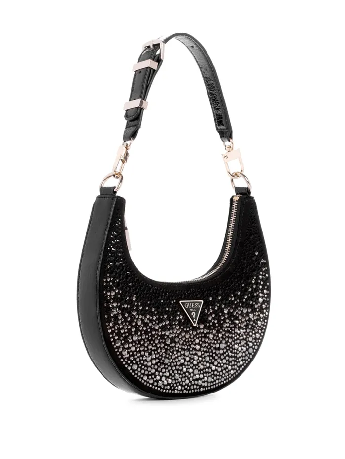 GUESS The It Bag Lua Rhinestone Shoulder Bag Gold 8211 Unisex