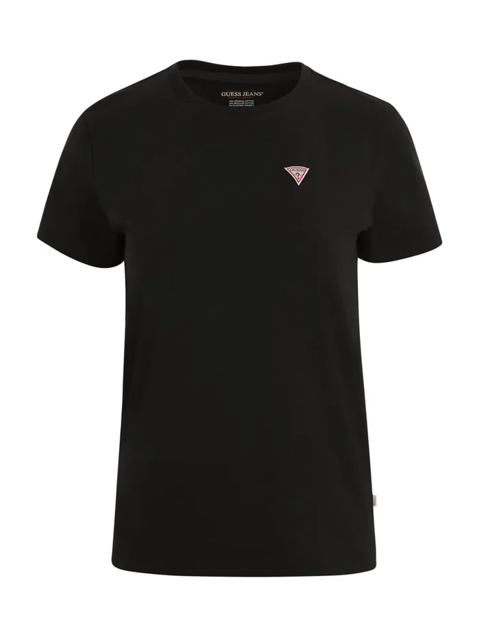 GUESS Tops Classic Mini Triangle Tee Gray 8211 Women