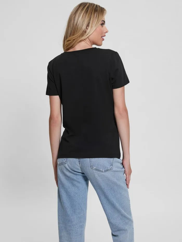 GUESS Tops Eco Briana Rhinestone Tee Pink 8211 Women