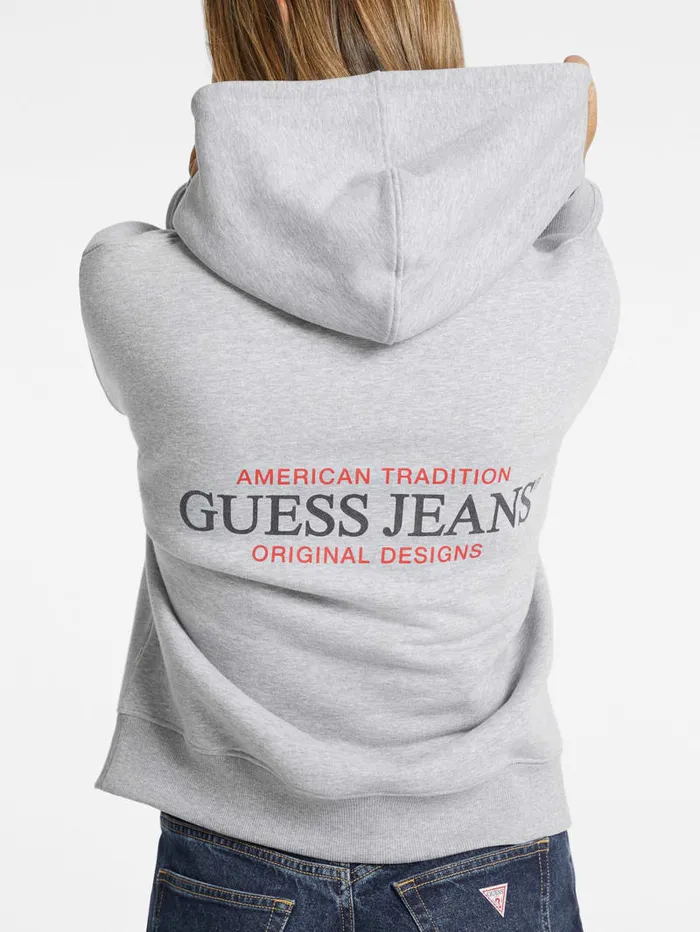 GUESS Tops Eco Hooded American Sweater Beige 8211 Women